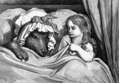 Gustave Doré, chaperon rouge