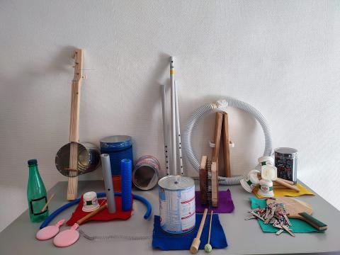 Présentation de différents instruments fabriqués
